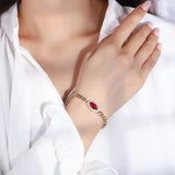 925 Silver Bracelet with Zircon Gemstone