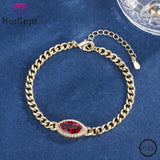 925 Silver Bracelet with Zircon Gemstone