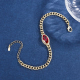 925 Silver Bracelet with Zircon Gemstone