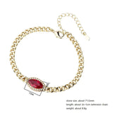 925 Silver Bracelet with Zircon Gemstone