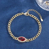 925 Silver Bracelet with Zircon Gemstone