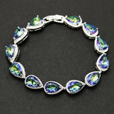 Zircon Gemstones Bracelet for Women Wedding Engagement