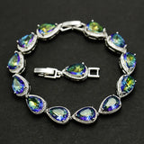 Zircon Gemstones Bracelet for Women Wedding Engagement