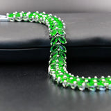 925 Silver Bracelet with Zircon, Elegant and Shiny