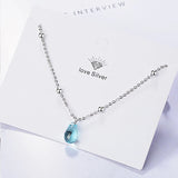 Water Drop Sapphire Gemstone Bracelet for Wedding Party