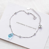 Water Drop Sapphire Gemstone Bracelet for Wedding Party