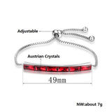 Women's 925 Silver Emerald Bracelet for Wedding and Parties
