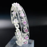 925 Silver Zircon Wedding Party Bracelet