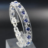 925 Silver Zircon Wedding Party Bracelet
