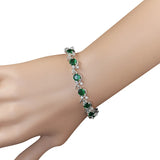 925 Silver Zircon Wedding Party Bracelet