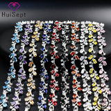 925 Silver Zircon Gemstone Leaf Bracelet for Women