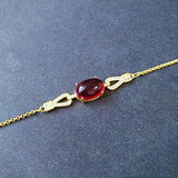 925 Silver Bracelet with Emerald Zircon Gemstone for Wedding
