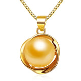 Pearl Necklace S925 Silver Jewelry Pendant for Women Wedding Bridal