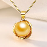 Pearl Necklace S925 Silver Jewelry Pendant for Women Wedding Bridal