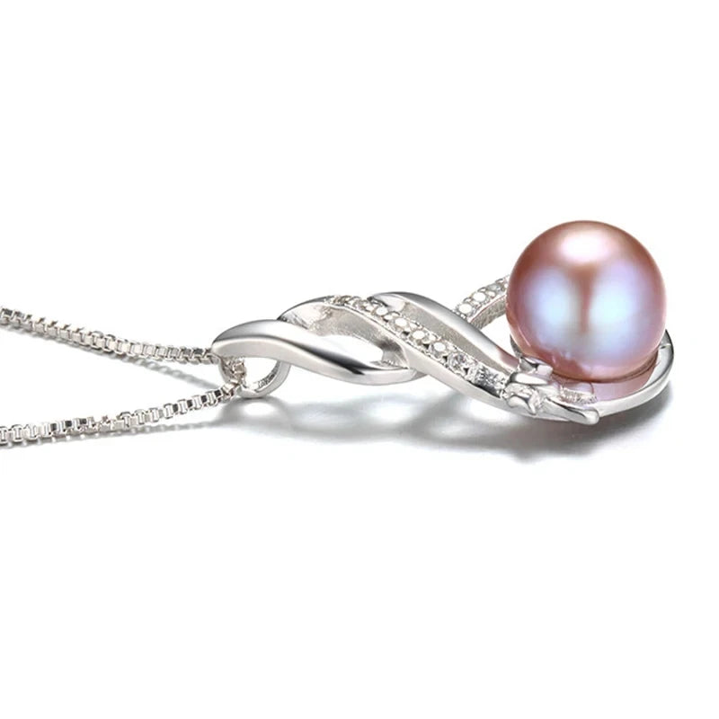 Zircon Gemstone Pendant 925 Silver Necklace for Women