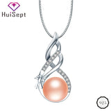 Zircon Gemstone Pendant 925 Silver Necklace for Women