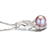 Zircon Gemstone Pendant 925 Silver Necklace for Women