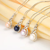 Zircon Gemstone Pendant 925 Silver Necklace for Women