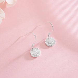 925 Silver Drop Earrings Round Shape Wedding Wholesales