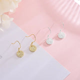925 Silver Drop Earrings Round Shape Wedding Wholesales