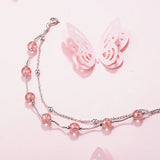 925 Silver Bracelet with Quartz Gemstone for Girl