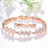 925 Silver Bracelet with Zircon Gemstone for Women