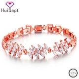 925 Silver Bracelet with Zircon Gemstone for Women