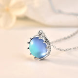 Moonstone Pendant Necklace for Women Wedding Party Gift