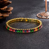 925 Silver Zircon Gemstone Women Bracelet for Wedding Party Gift