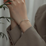 925 Silver Women's Bracelet with Crystal Gemstone