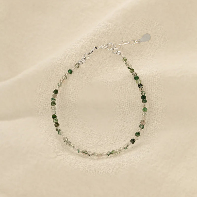 925 Silver Women's Bracelet with Crystal Gemstone