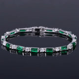 925 Silver Zircon Bracelet for Wedding Party