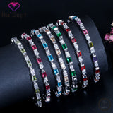 925 Silver Zircon Bracelet for Wedding Party