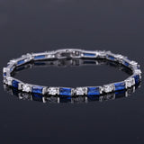 925 Silver Zircon Bracelet for Wedding Party