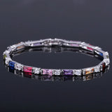 925 Silver Zircon Bracelet for Wedding Party