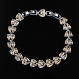 925 Silver Women Bracelet with Zircon for Wedding Engagement Birthday