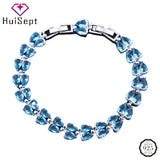 925 Silver Women Bracelet with Zircon for Wedding Engagement Birthday