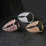 Angel Wing CZ Rings Women's Fancy Jewelry