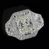 Rectangular CZ Geometric Women's Wedding Band