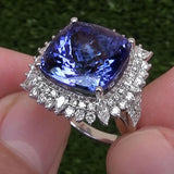 CZ Ring Women for Wedding Evening Party Lady's Ring Birthday Gift