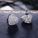 Romantic Heart Stud Earrings - Timeless Jewelry