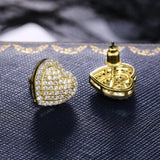Romantic Heart Stud Earrings - Timeless Jewelry