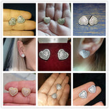 Romantic Heart Stud Earrings - Timeless Jewelry