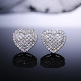 Romantic Heart Stud Earrings - Timeless Jewelry