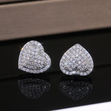 Romantic Heart Stud Earrings - Timeless Jewelry