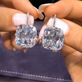 Bridal CZ Dangle Earrings Crystal Wedding Jewelry