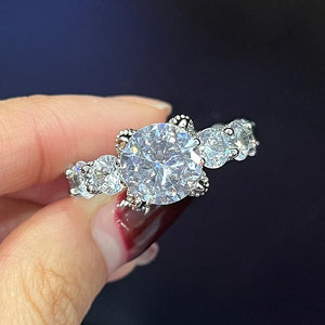CZ Wedding Bands Bridal Rings Female Finger Jewelry