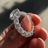 CZ Wedding Bands Bridal Rings Female Finger Jewelry