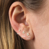 Dainty Small Flower Stud Earrings Women Small Fresh Style Delicate Girl Earrings