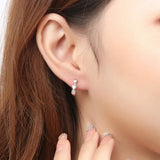 Dainty Small Hearts Women Hoop Earring Low-key Daily Accessories Love Jewelry